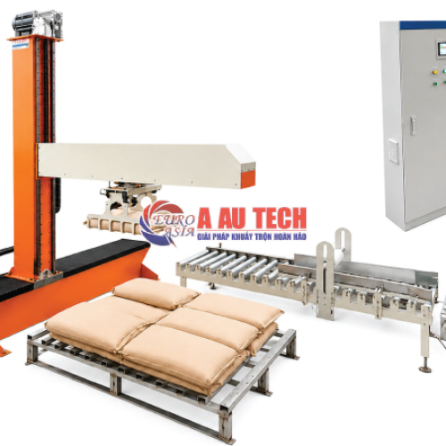 Robot xếp bao lên pallet