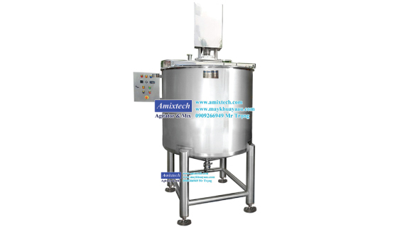Bồn khuấy thực phẩm nắp bán nguyệt