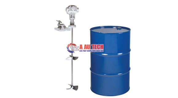 Máy khuấy khí nén kẹp thùng phuy Amix-K05