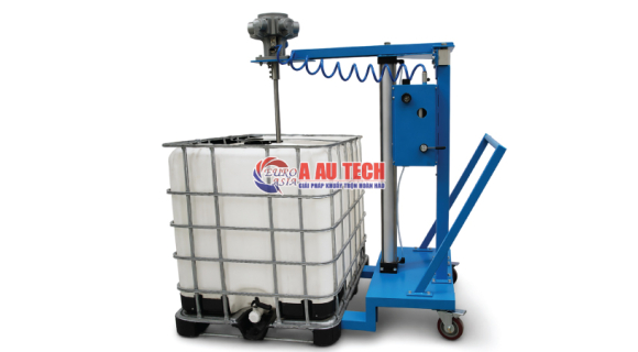 Máy khuấy thùng IBC nâng hạ