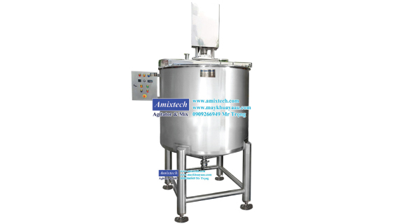 Bồn khuấy thực phẩm nắp bán nguyệt