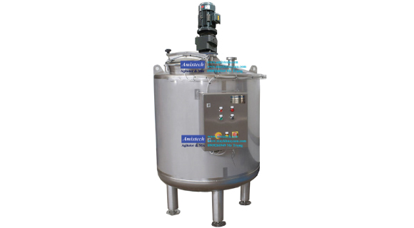 Bồn khuấy thực phẩm nắp kín CIP