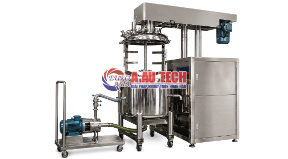 Máy khuấy đặc kết hợp bơm đồng hóa