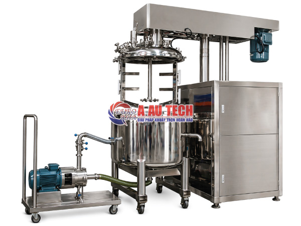 Máy khuấy đặc kết hợp bơm đồng hóa