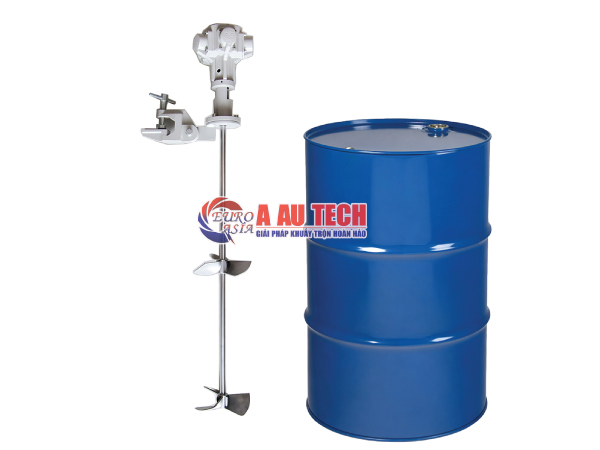 Máy khuấy khí nén kẹp thùng phuy Amix-K05