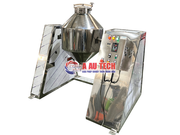 Máy trộn bột dạng trống xoay